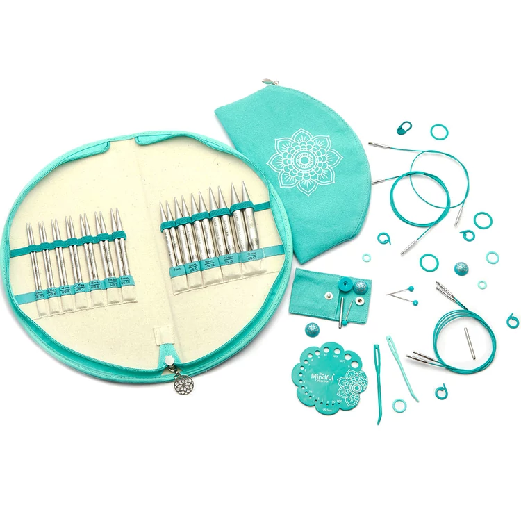 KnitPro MINDFUL The Gratitude Set - cserélhető acél körkötőtű szett - knitting needle set 02