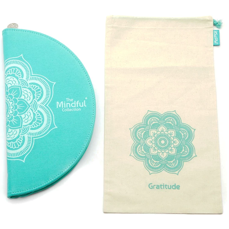 KnitPro MINDFUL The Gratitude Set - cserélhető acél körkötőtű szett - knitting needle set 03