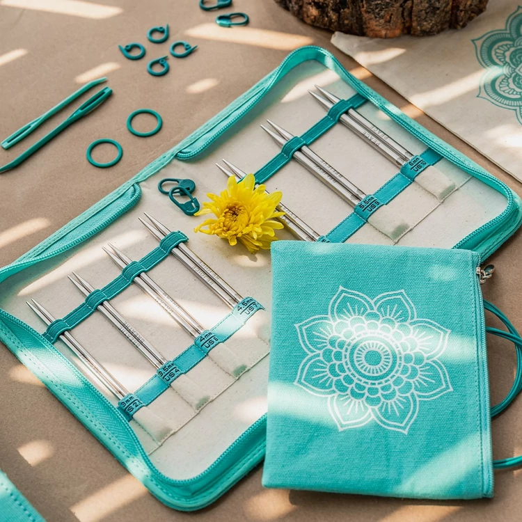KnitPro MINDFUL The Beleive Set - cserélhető acél körkötőtű szett - knitting needle set