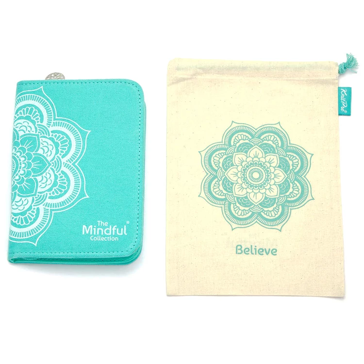KnitPro MINDFUL The Beleive Set - cserélhető acél körkötőtű szett - knitting needle set - 3