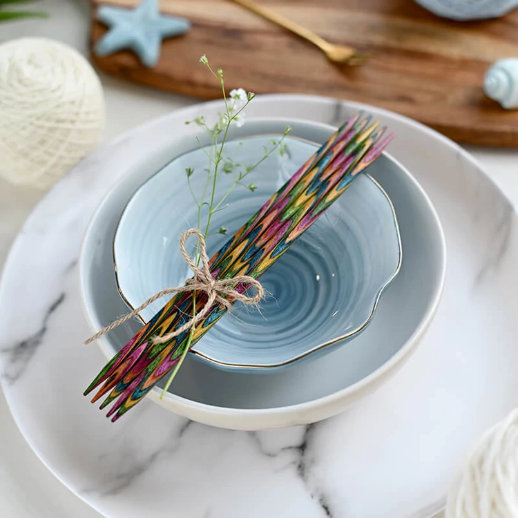 KnitPro Symfonie kétvégű nemesfa zoknikörkötőtű - double-pointed needles - 15cm - 4mm - 2
