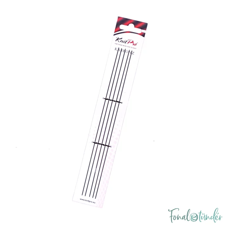 KnitPro Karbonz - karbonszálas zoknikötőtű - knitting needle - 20cm - 1mm - 3