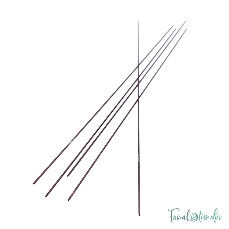 KnitPro Karbonz - karbonszálas zoknikötőtű - knitting needle - 20cm - 1mm - 2