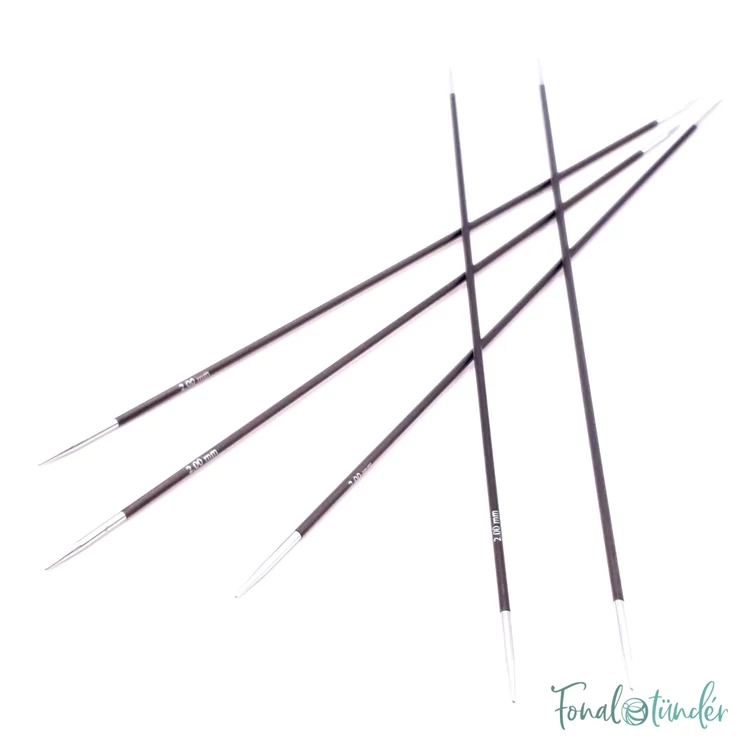 KnitPro Karbonz - karbonszálas zoknikötőtű - knitting needle - 20cm - 2mm - 3