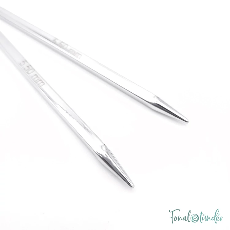 KnitPro Nova Cubics - szögletes fém körkötőtű fej - knitting needle tip - 5.5mm