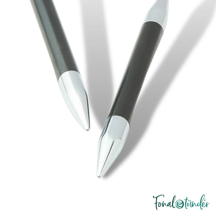 KnitPro Karbonz - karbonszálas körkötőtű fej - knitting needle tip - 4mm - 02