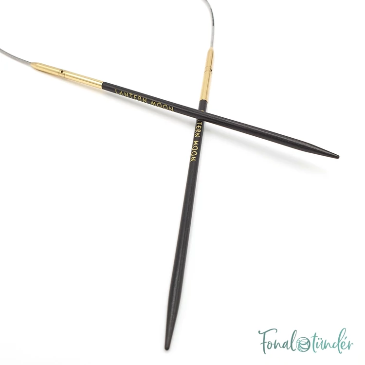 KnitPro Lantern Moon - ébenfa körkötőtű fej - knitting needle tip - 3mm - 03