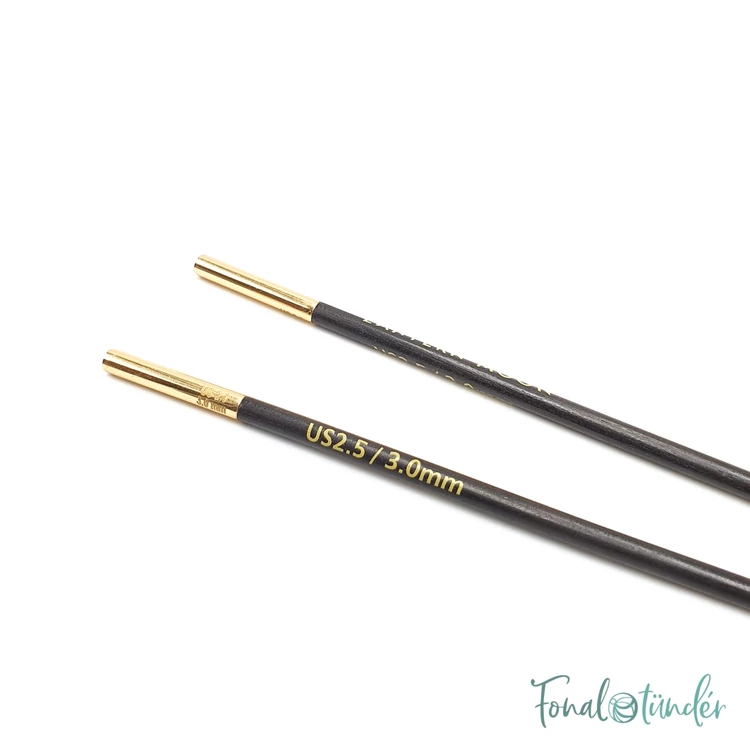 KnitPro Lantern Moon - ébenfa körkötőtű fej - knitting needle tip - 3mm - 02