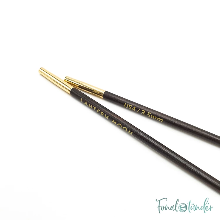 KnitPro Lantern Moon - ébenfa körkötőtű fej - knitting needle tip - 3.5mm - 02