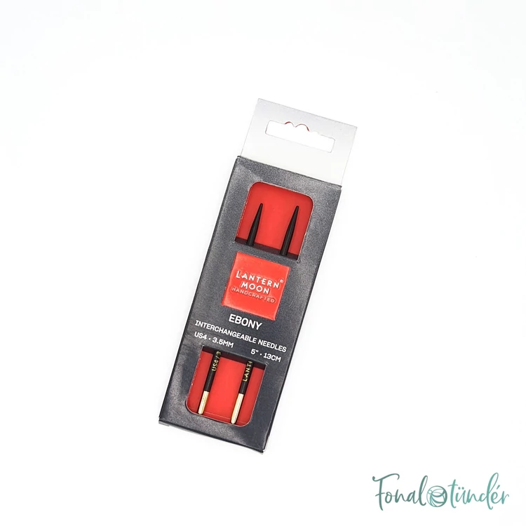 KnitPro Lantern Moon - ébenfa körkötőtű fej - knitting needle tip - 3.5mm - 04