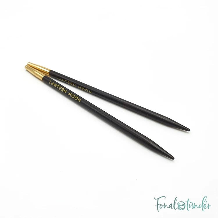 KnitPro Lantern Moon - ébenfa körkötőtű fej - knitting needle tip - 4mm