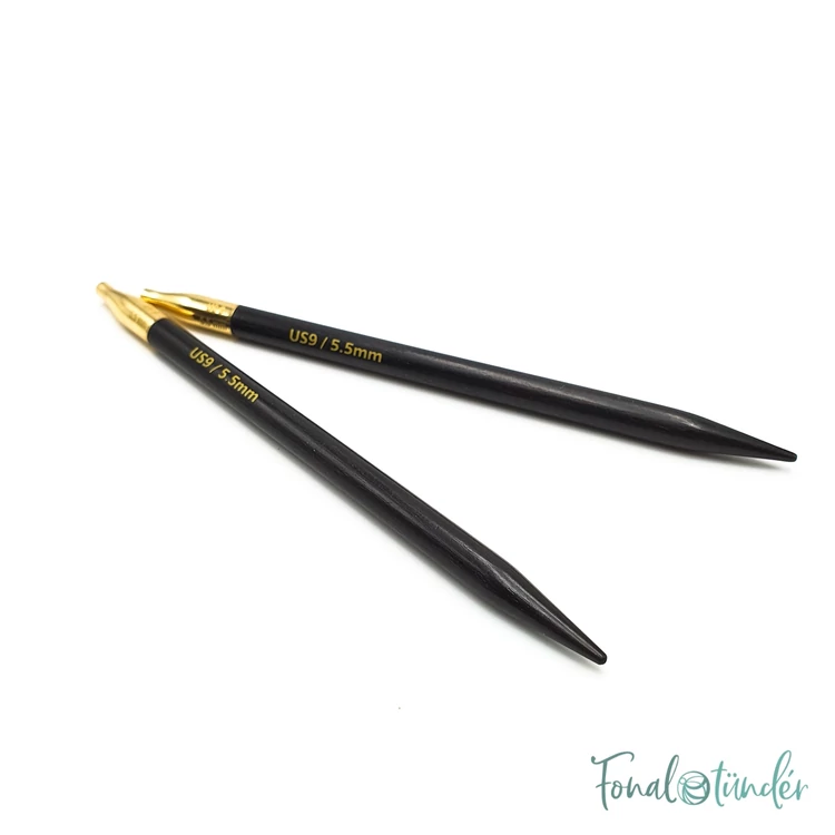 KnitPro Lantern Moon - ébenfa körkötőtű fej - knitting needle tip - 5.5mm