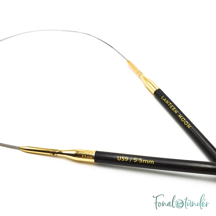 KnitPro Lantern Moon - ébenfa körkötőtű fej - knitting needle tip - 5.5mm - 02
