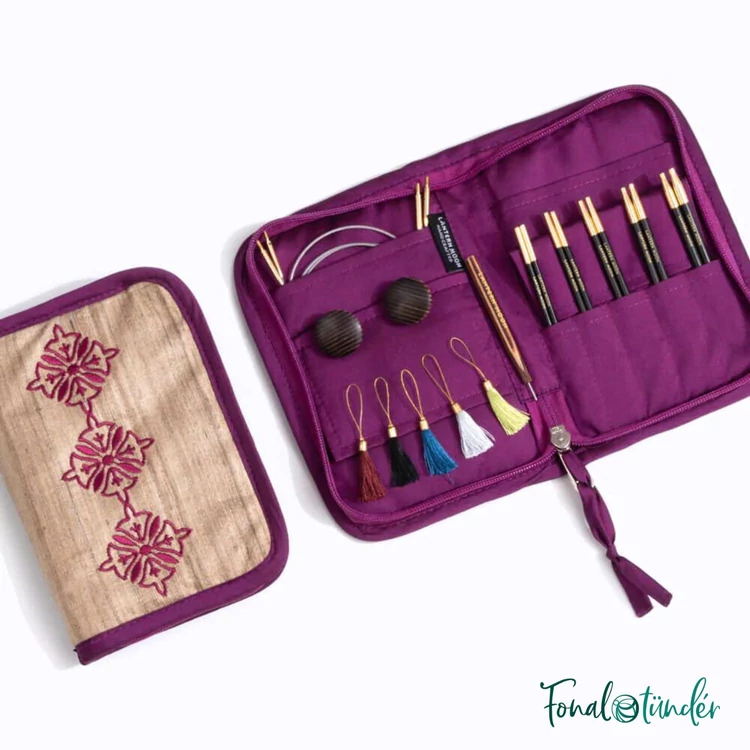 Lantern Moon Grace - ébenfa körkötőtű készlet - knitting needle set - 3-5mm