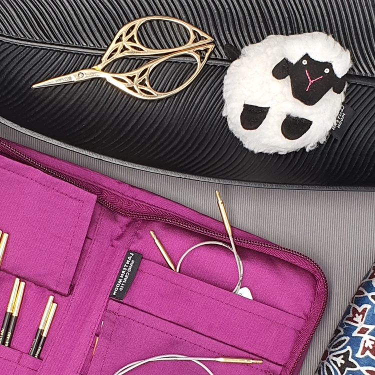 Lantern Moon white Merino Sheep tape measure - mérőszalag- fehér bárány - 02