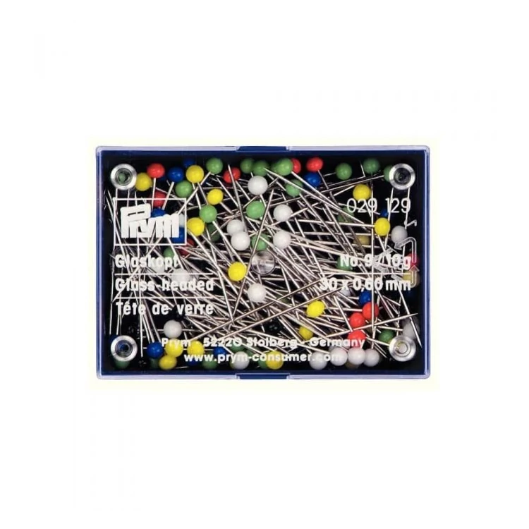 Prym üvegvégű gombostű - glass-headed pins - 10gram