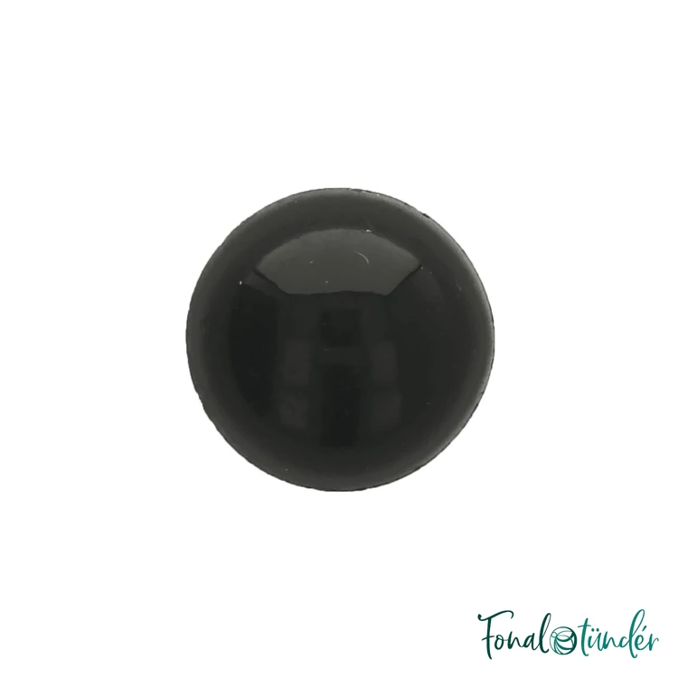 Fekete baba/figura szemek - biztonsági - black safety eyes - 10mm