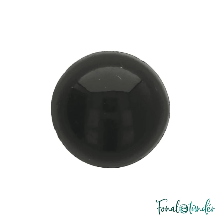 Fekete baba/figura szemek - biztonsági - black safety eyes -30mm