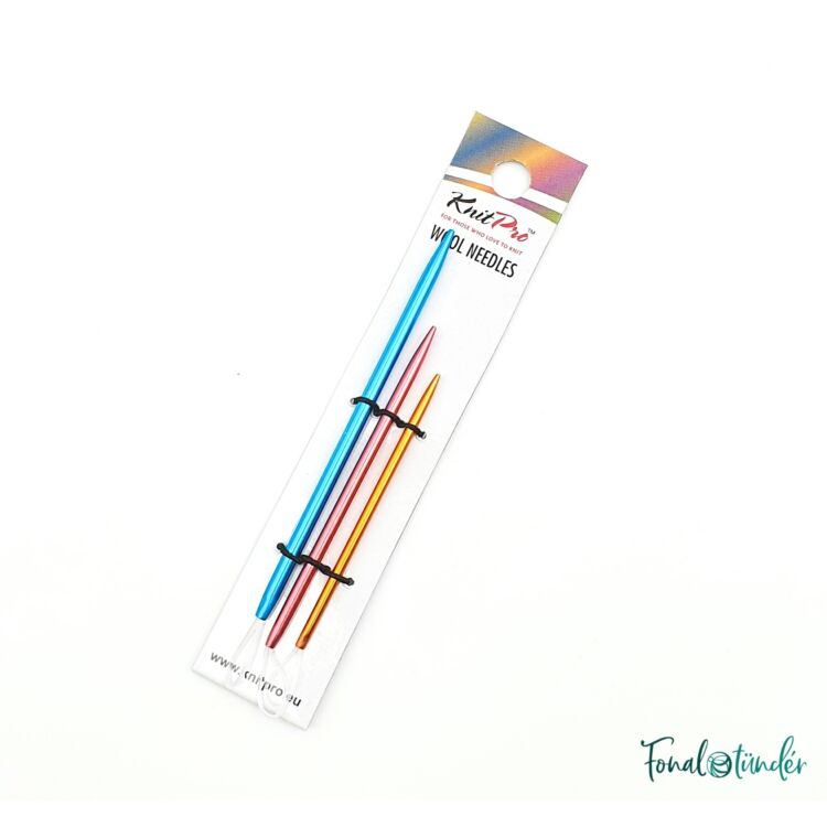 KnitPro fonal varró tű készlet - wool needle set - 3db