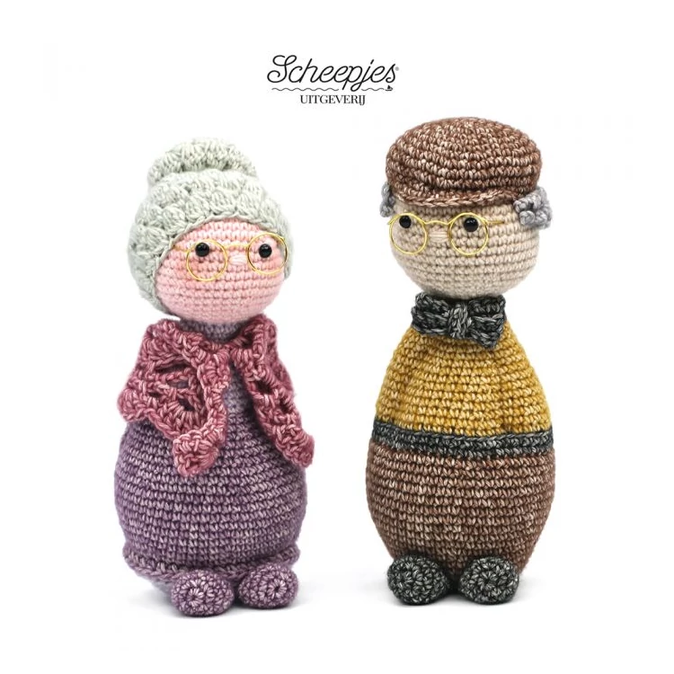 Szürke nikkel szemüveg amigurumi figurákhoz - Nickel Glasses - for amigurumi toys - 2