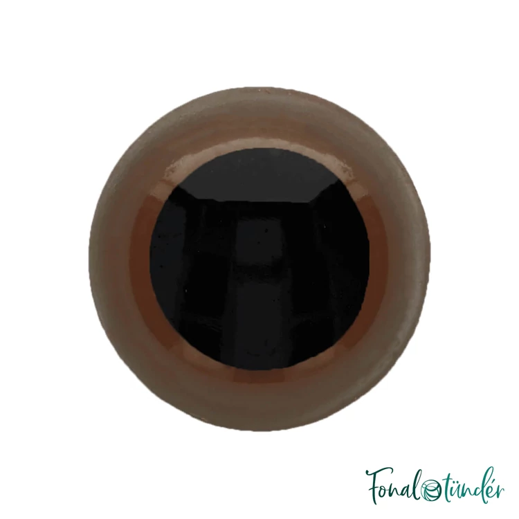Barna baba/figura szemek - biztonsági - Brown safety eyes - 20mm