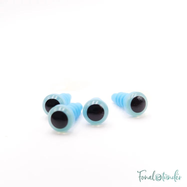 világoskék baba/figura szemek - biztonsági - lightblue safety eyes - 6mm - kep 2