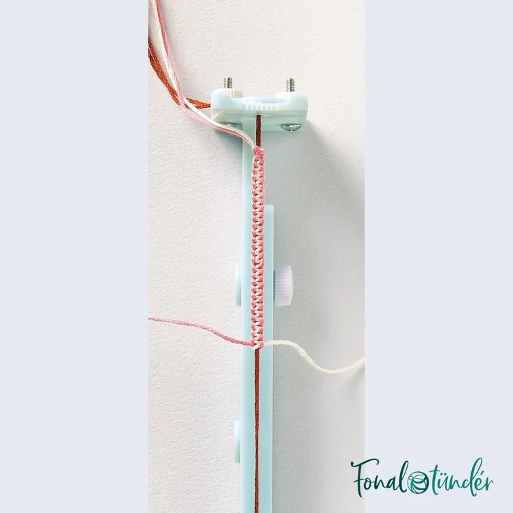 Clover Bracelet Maker - csomózott és szövött karkötő készítő szett - 06