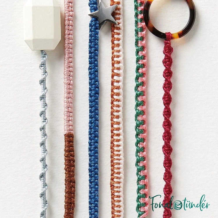 Clover Bracelet Maker - csomózott és szövött karkötő készítő szett - 03