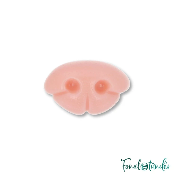 Fekete amigurumi biztonsági orr - black safety animal nose - 24mm