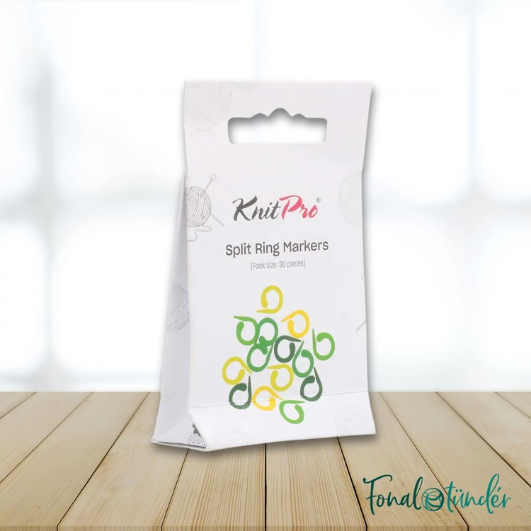  KnitPro Split stitch markers - műanyag szemjelölő készlet- 30db