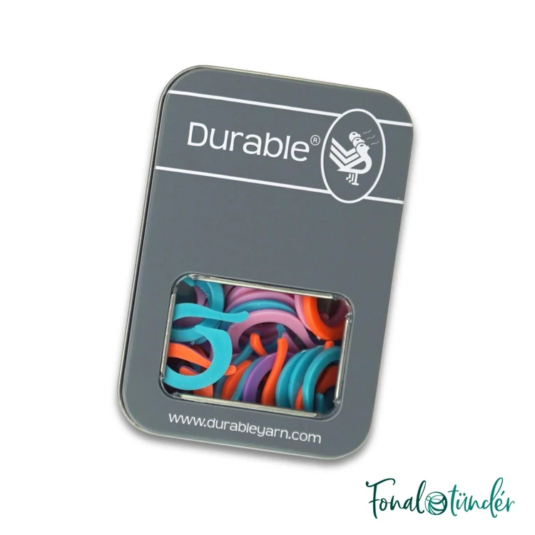 Durable open stitch markers - műanyag szemjelölő készlet - 50db