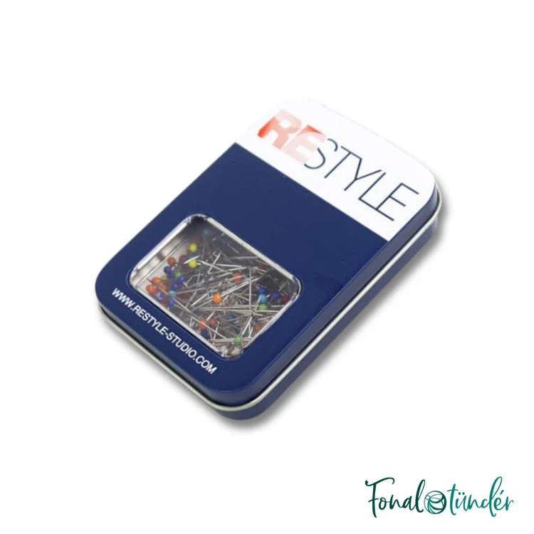 Restyle üvegvégű gombostű - glass-headed pins - 200db