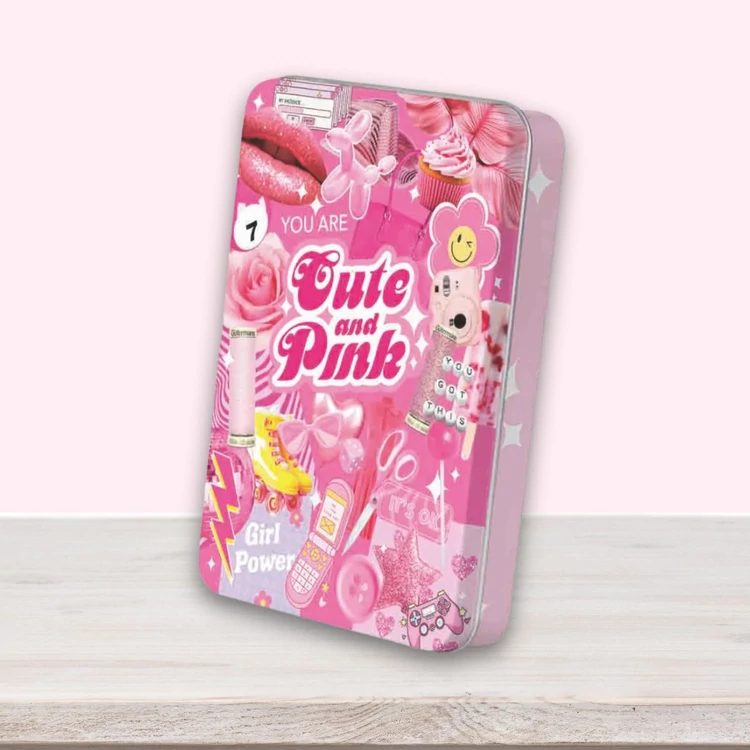 Gütermann Cute and Pink - thread set in box - varrócérna készlet dobozban