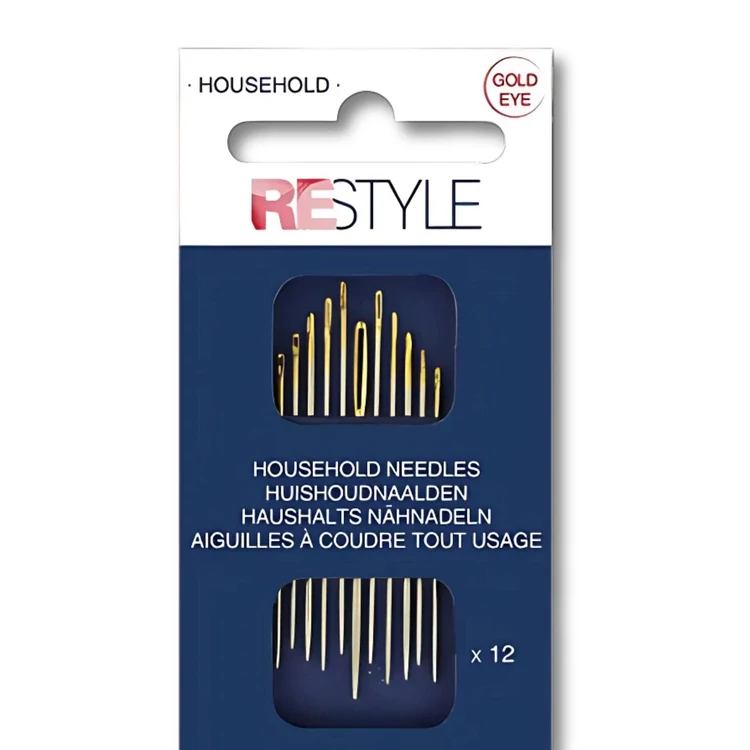 Restyle Household - háztartási varrótű készlet - needle set - 12db