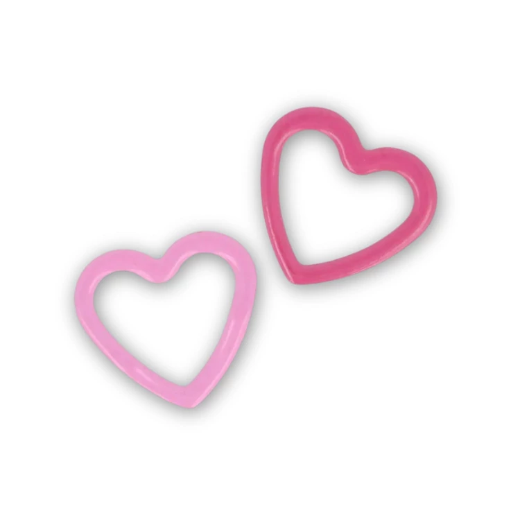  KnitPro Metal stitch markers - fém szív szemjelölő készlet- 40db