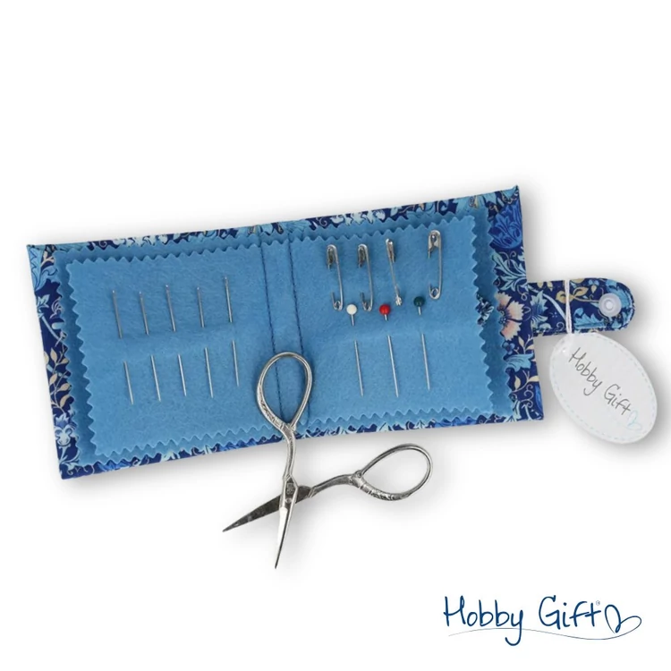 Hobby Gift - olló és varrókészlet tokban - Needle and scissor case