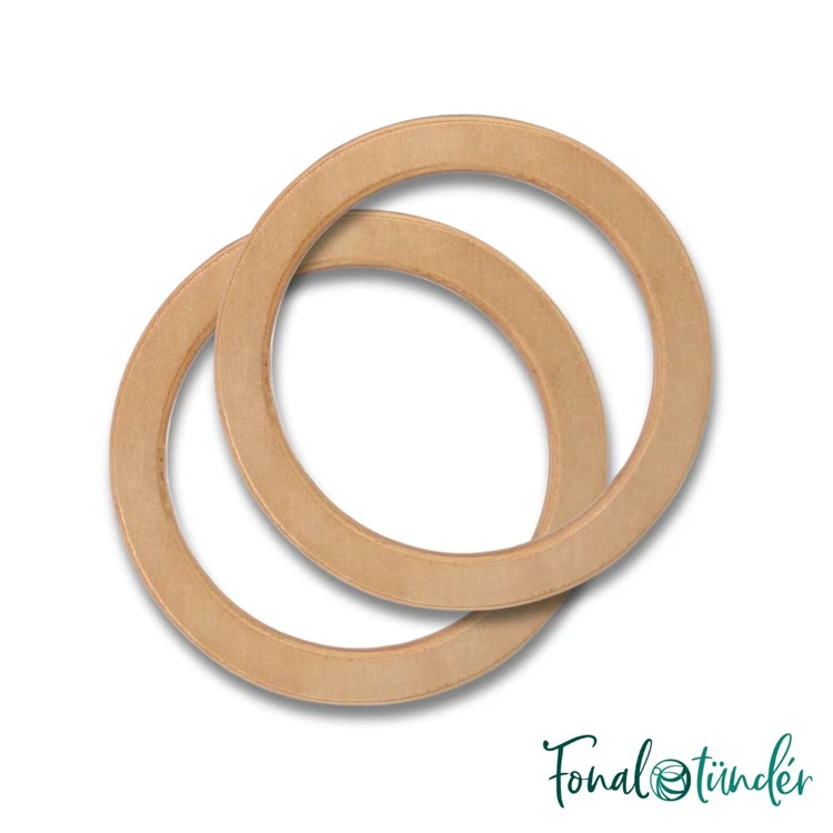 ReStyle wooden bag handle ring - fa táskafül karika - 14cm