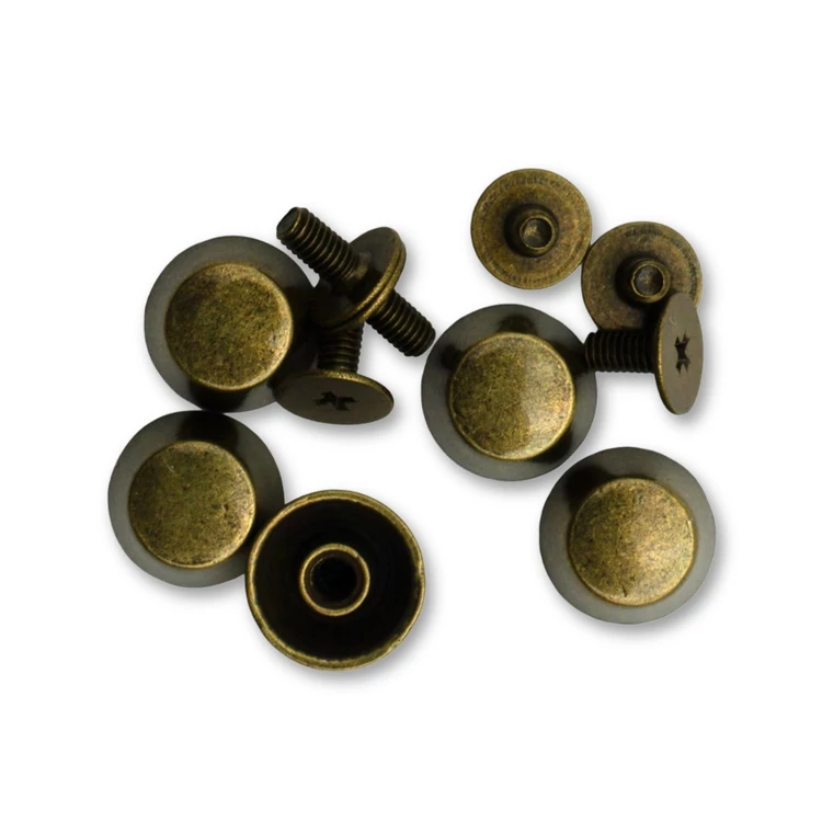 Restyle fém táskaláb készlet csavarral / Screw-in metal bag feet set - Fonaltündér