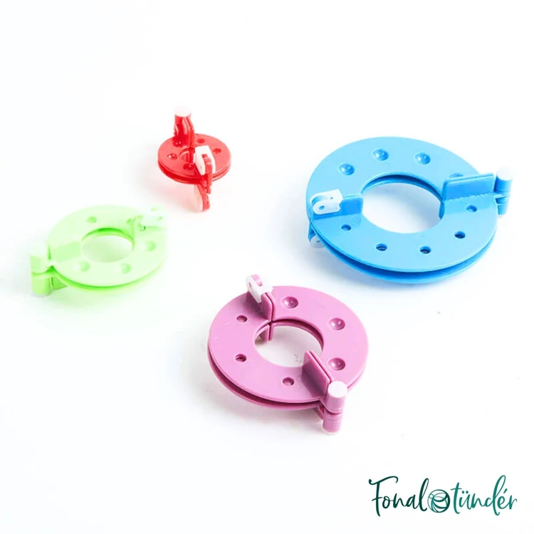 KnitPro Pom-Pom Készítő Készlet 4db - Pompom Maker Set - 4pcs