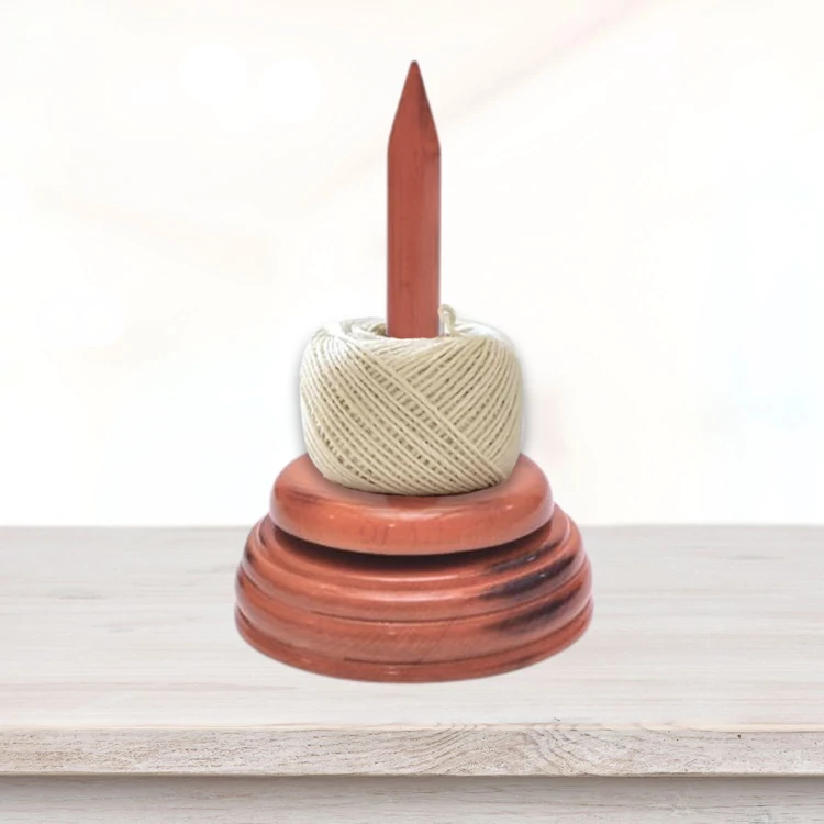 Durable - Yarn Dispenser - wood ball - forgó fa fonaltartó - fonal adagoló