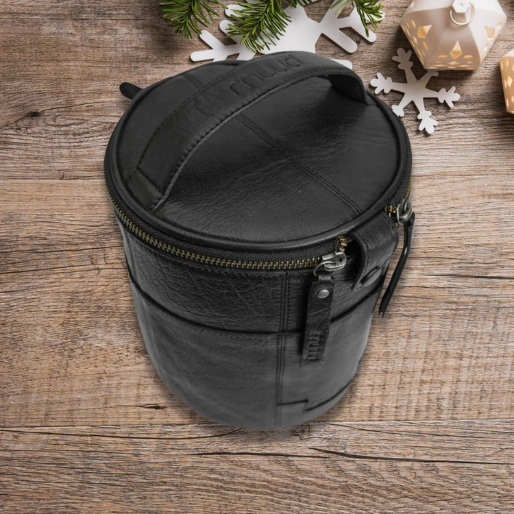 MUUD Saturn Project Bag - bőr kézimunka táska - kötéshez, horgoláshoz