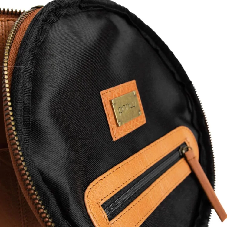 MUUD Saturn Project Bag XL - bőr kézimunka táska - kötéshez, horgoláshoz