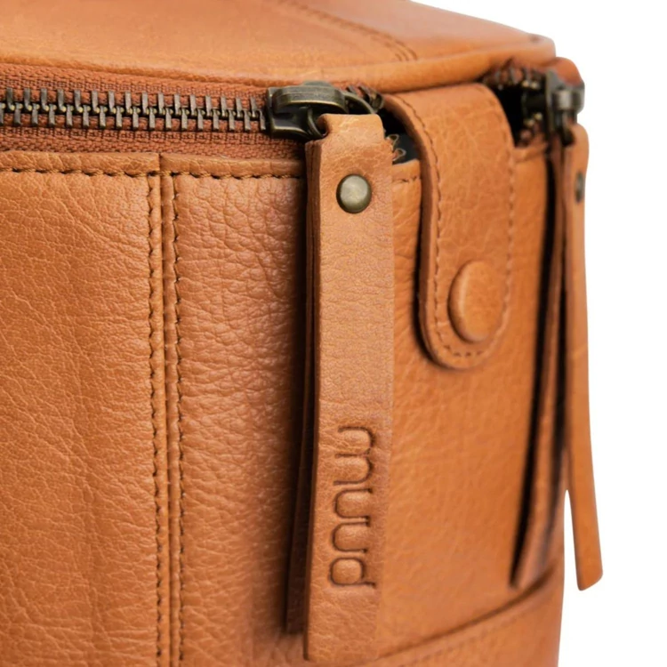 MUUD Saturn Project Bag XL - bőr kézimunka táska - kötéshez, horgoláshoz