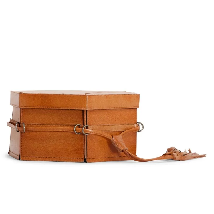 MUUD Evita Project Box - bőr kézimunka doboz - kötéshez, horgoláshoz - 02