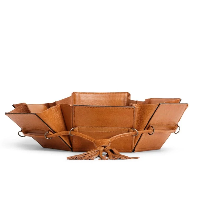 MUUD Evita Project Box - bőr kézimunka doboz - kötéshez, horgoláshoz - 03