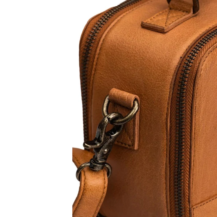 MUUD Lilly Project Bag - bőr kézimunka táska - kötéshez, horgoláshoz - 06