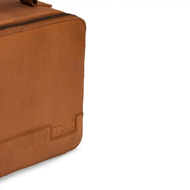 MUUD Lilly Project Bag - bőr kézimunka táska - kötéshez, horgoláshoz - 07