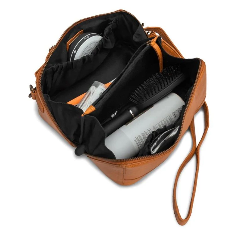 MUUD Cleo Project Bag - bőr kézimunka táska - kötéshez, horgoláshoz