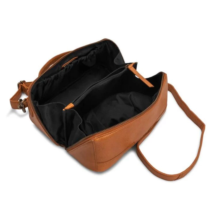 MUUD Cleo Project Bag - bőr kézimunka táska - kötéshez, horgoláshoz