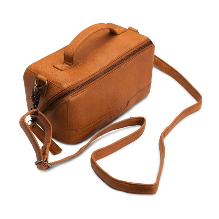 MUUD Cleo Project Bag - bőr kézimunka táska - kötéshez, horgoláshoz